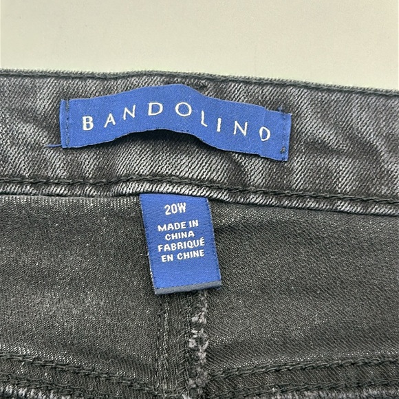 Bandolino mandie black jeans stretchy denim women’s jeans plus size 20W (A98) - Picture 2 of 11